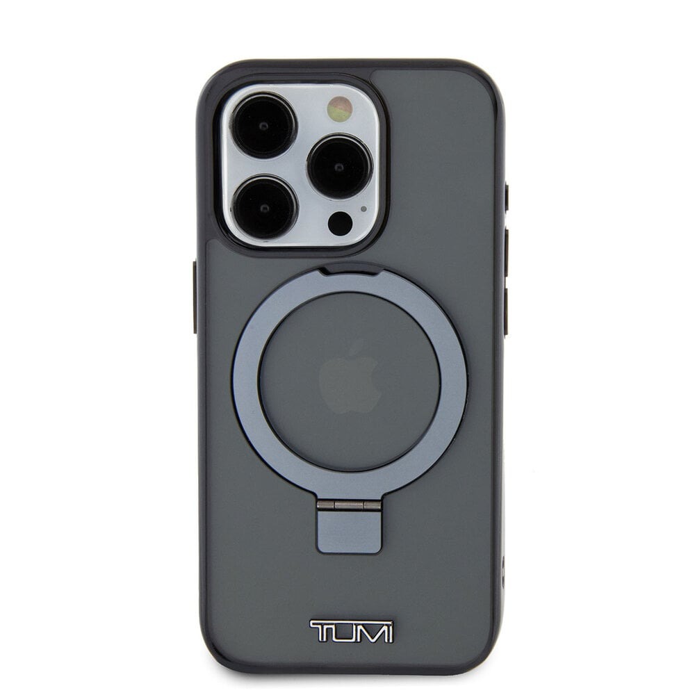 【アウトレット】 TUMI iPhone 15 Pro HC PC/TPU METALLIC MAGSAFE WITH STAND- BLACK