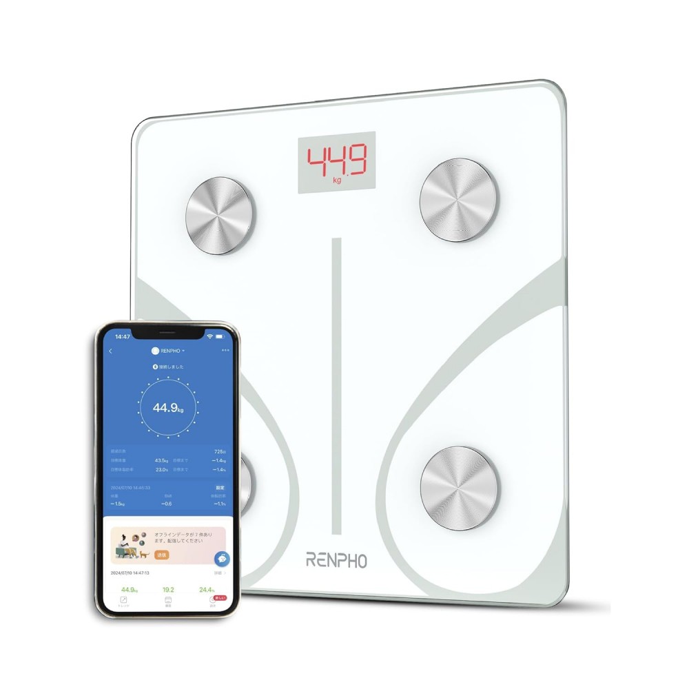 RENPHO Elis 1 スマートボディスケール ホワイト